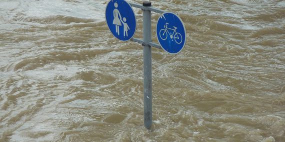 flood, sign, downfall