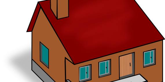 house, home, chimney