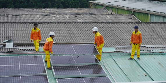 Installation of solar panels