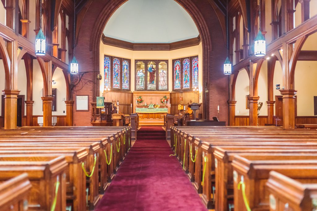 Photo of an empty church