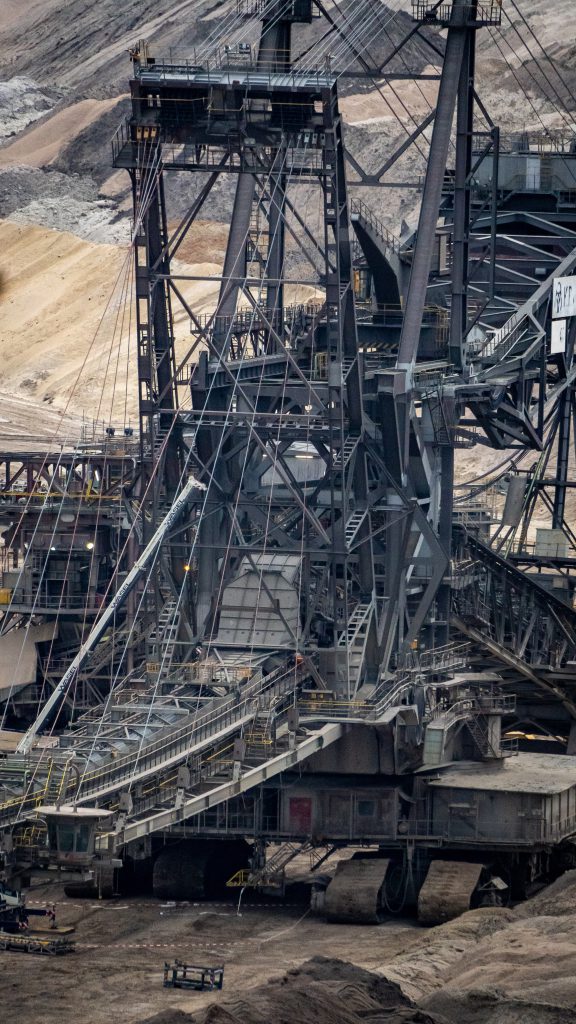 Some kind of monster: One of the biggest machines in the world, operating at Hambach Opencast lignite mine, Germany