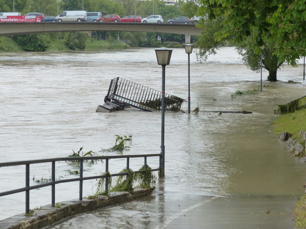 flood, road, locked