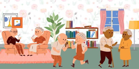 seniors, care for the elderly, retirement home