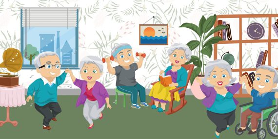 seniors, old people's home, care for the elderly