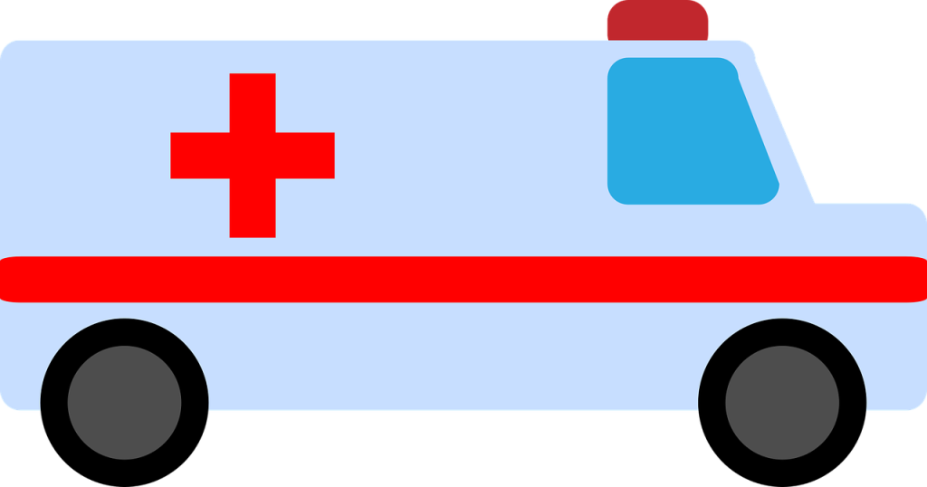 ambulance, hospital, medical