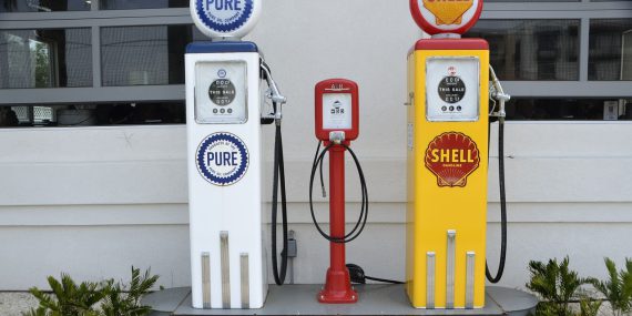 vintage, gas pump, fuel