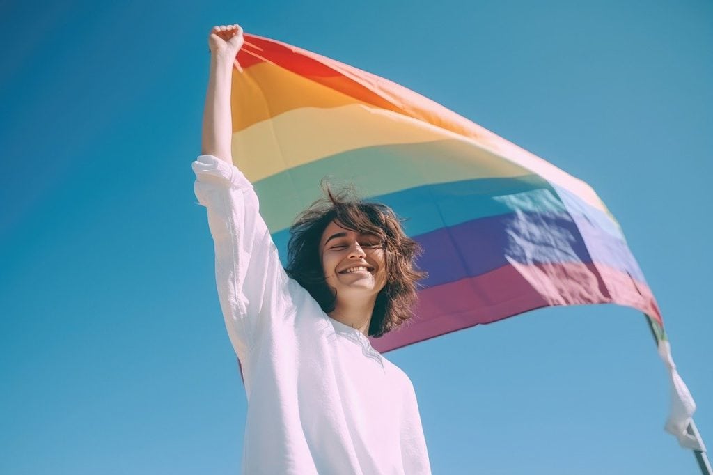 rainbow flag, rainbow, gay pride