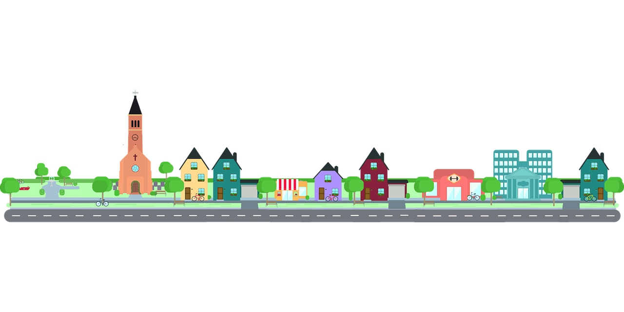 city, road, local community, building, architecture, houses, structure, facade, house front, overview, town, vector, isolated, neighbors, neighborhood, comfortable, cottage, residential house, property, subdivision, bicycle, street view, apartment, reside, header, neighborhood, neighborhood, neighborhood, neighborhood, neighborhood