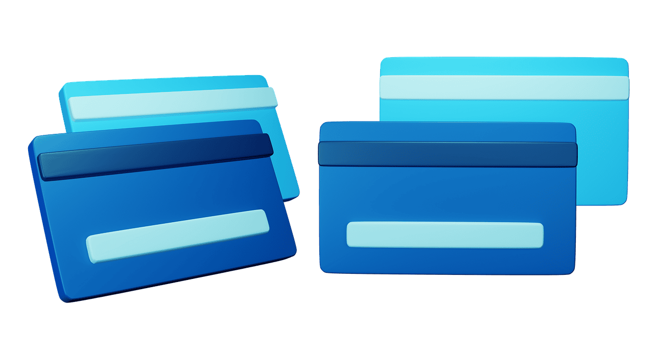 credit, card, 3d, celeste, blue, icon, bank, finance